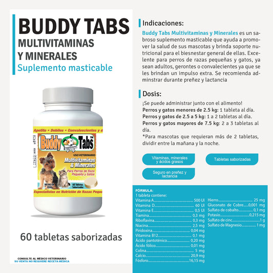 B. Tabs Multivitaminas Y Minerales 60 Tab