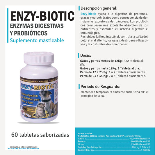 Enzybiotic 60 Tabs