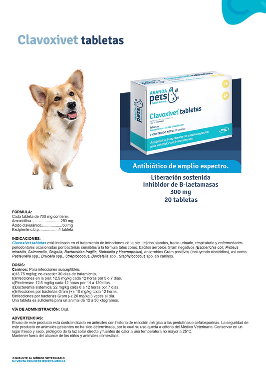 Clavoxivet Tabletas X20Tab