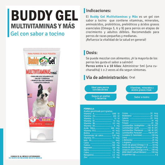 B. Gel Multivitaminas Y Más 4 oz