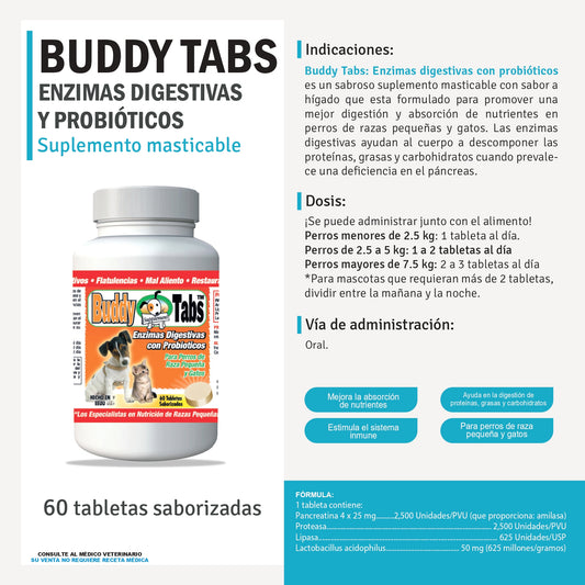 B. Tabs Enzimas Y Probióticos 60 Tab