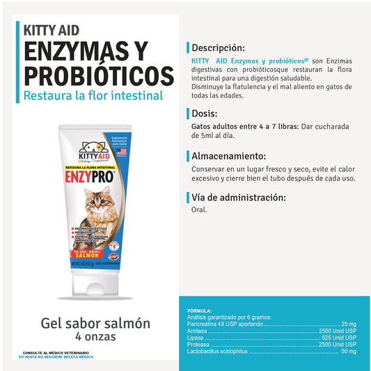 Kitty Aid Enzymas Y Probióticos