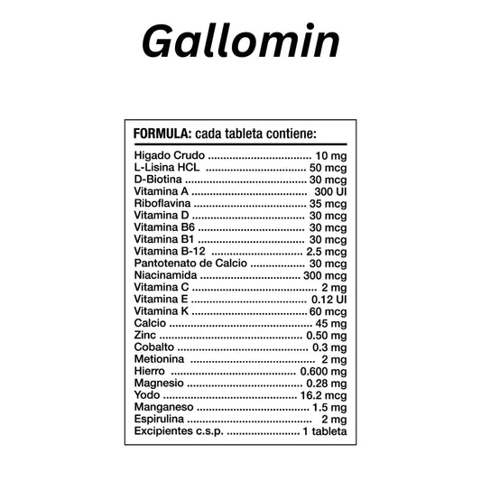 Gallomin 500 Tab