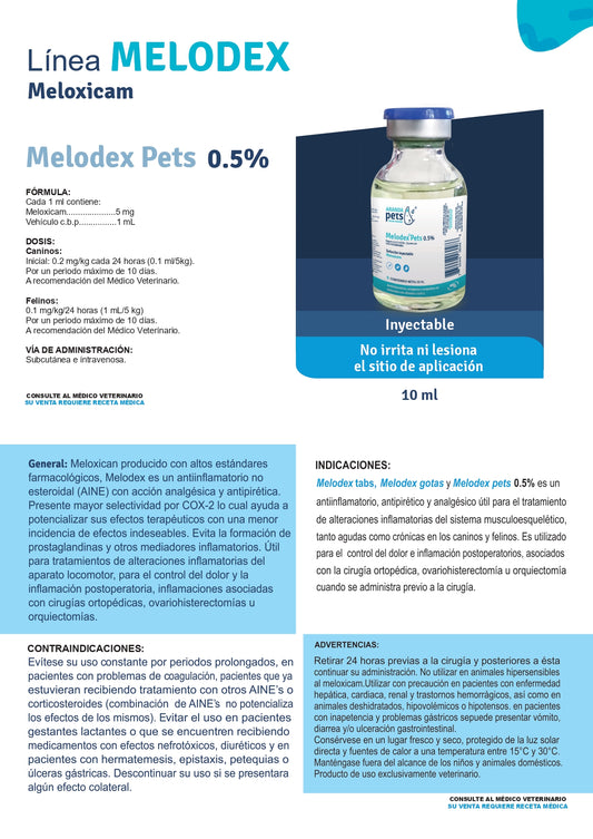 Melodex Inyectable