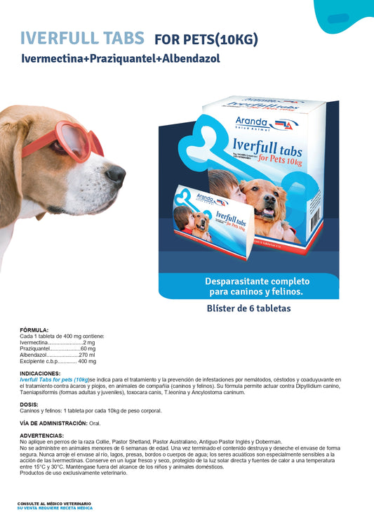 Iverfull Tabs For Pets (Blister X6Tabs)